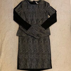 Calvin Klein two piece peplum top and pencil skirt